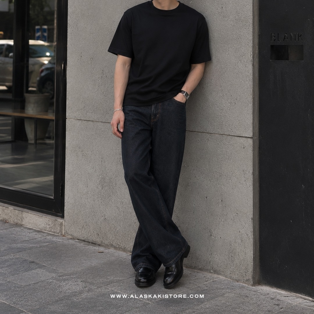 Boxy Tees by Common Issue Black CI4055
