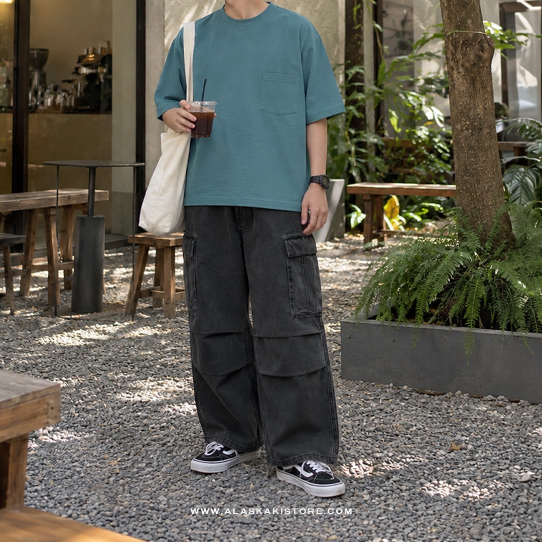Heavyweight Oversized Tees Blue Stone CI4059