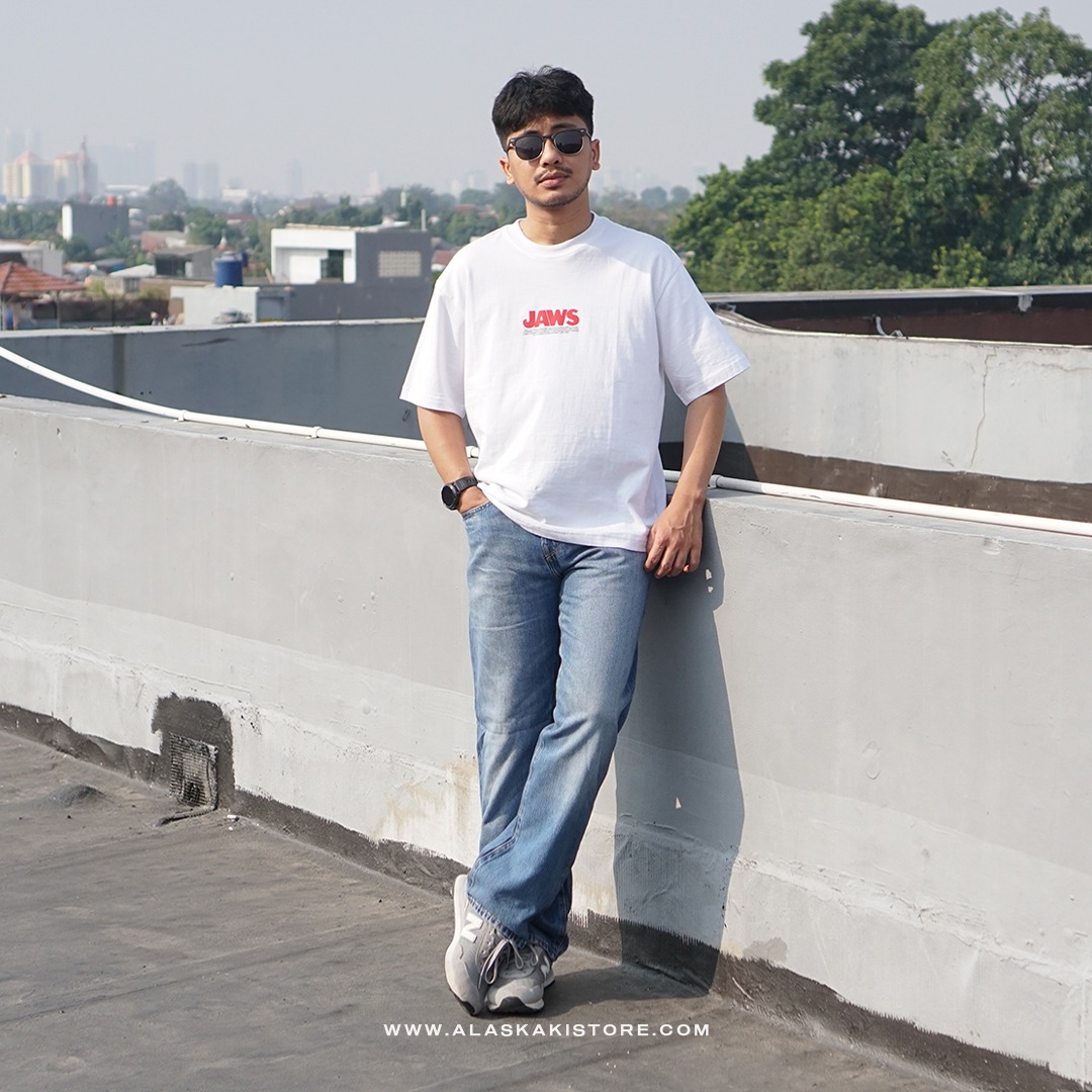 Loose/Relaxed Fit Jeans Blue Washed GA5026