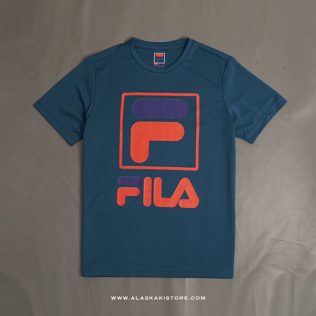 Quickdry Tshirt Green Logo Red FL4015