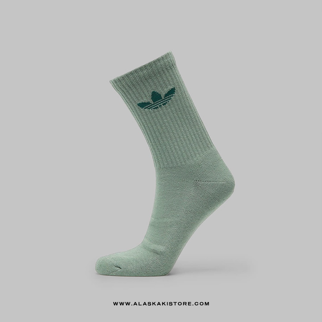 Trefoil Crew Socks Green AD9016