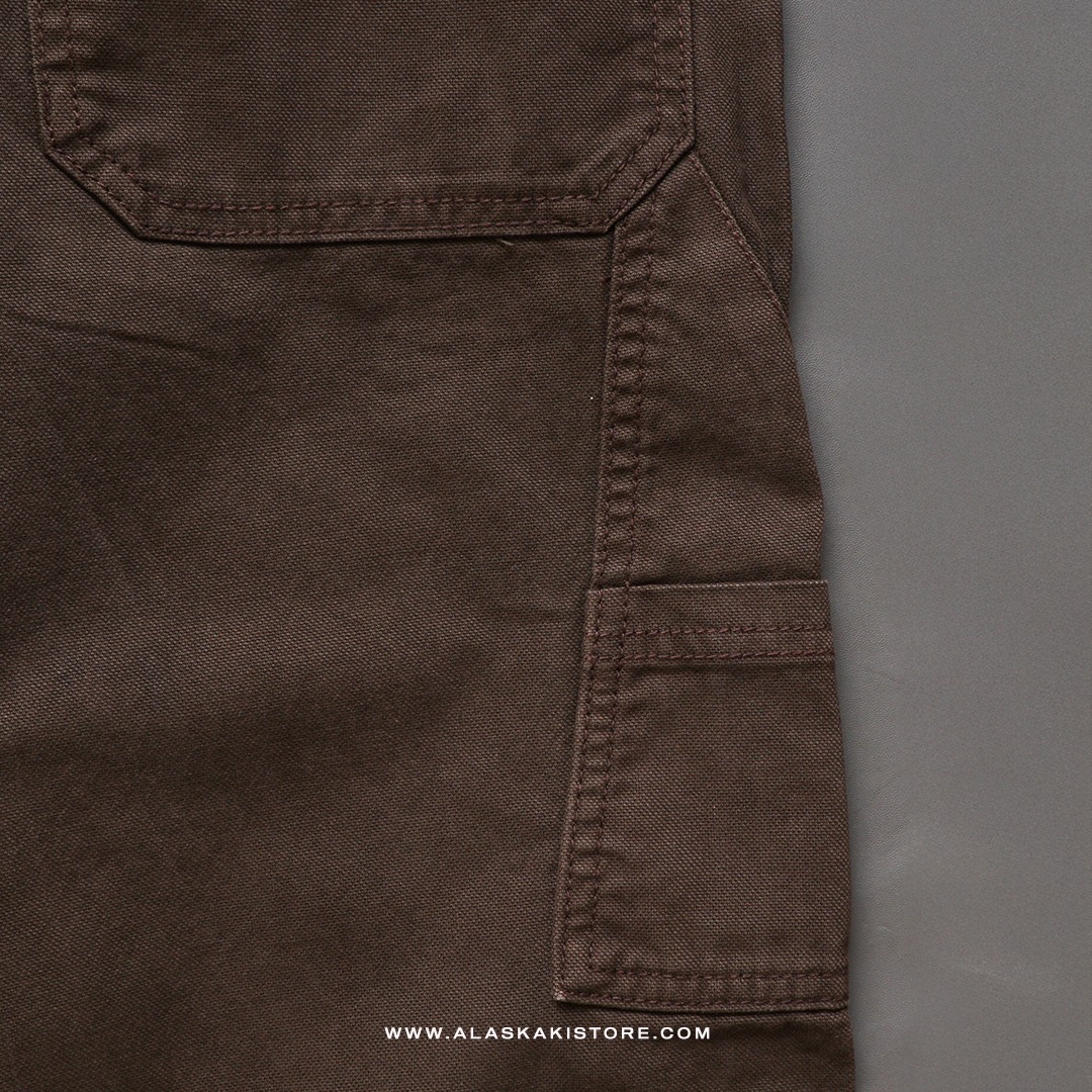 Baggy Carpenter Pants Washed Brown AP5001
