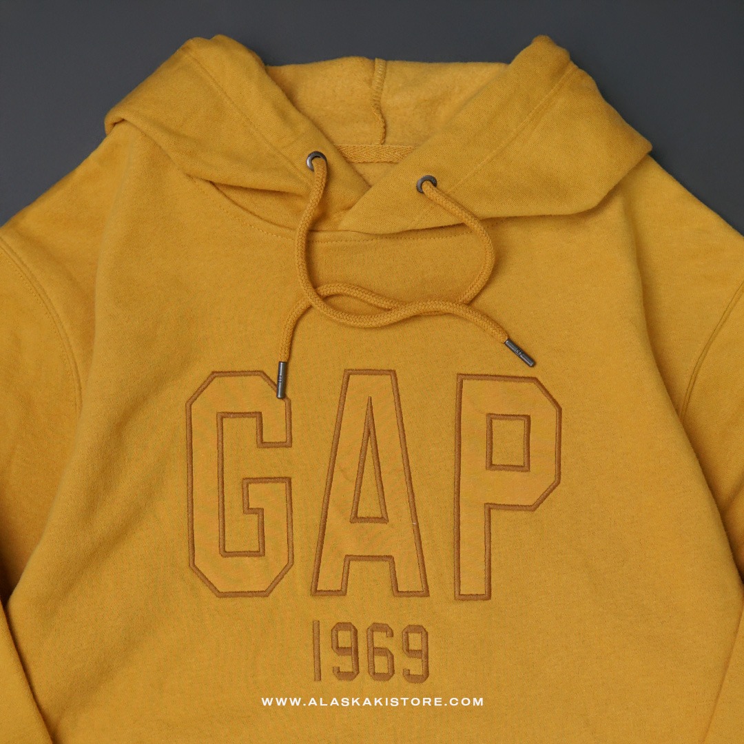 Fleece Pullover Hoodie Mustard GA1044