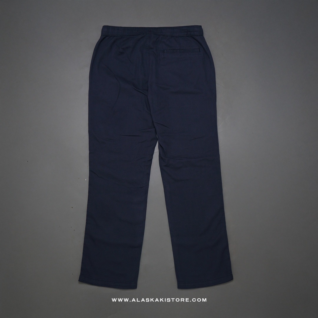 Straight Fit Linen Pants Navy ON5102