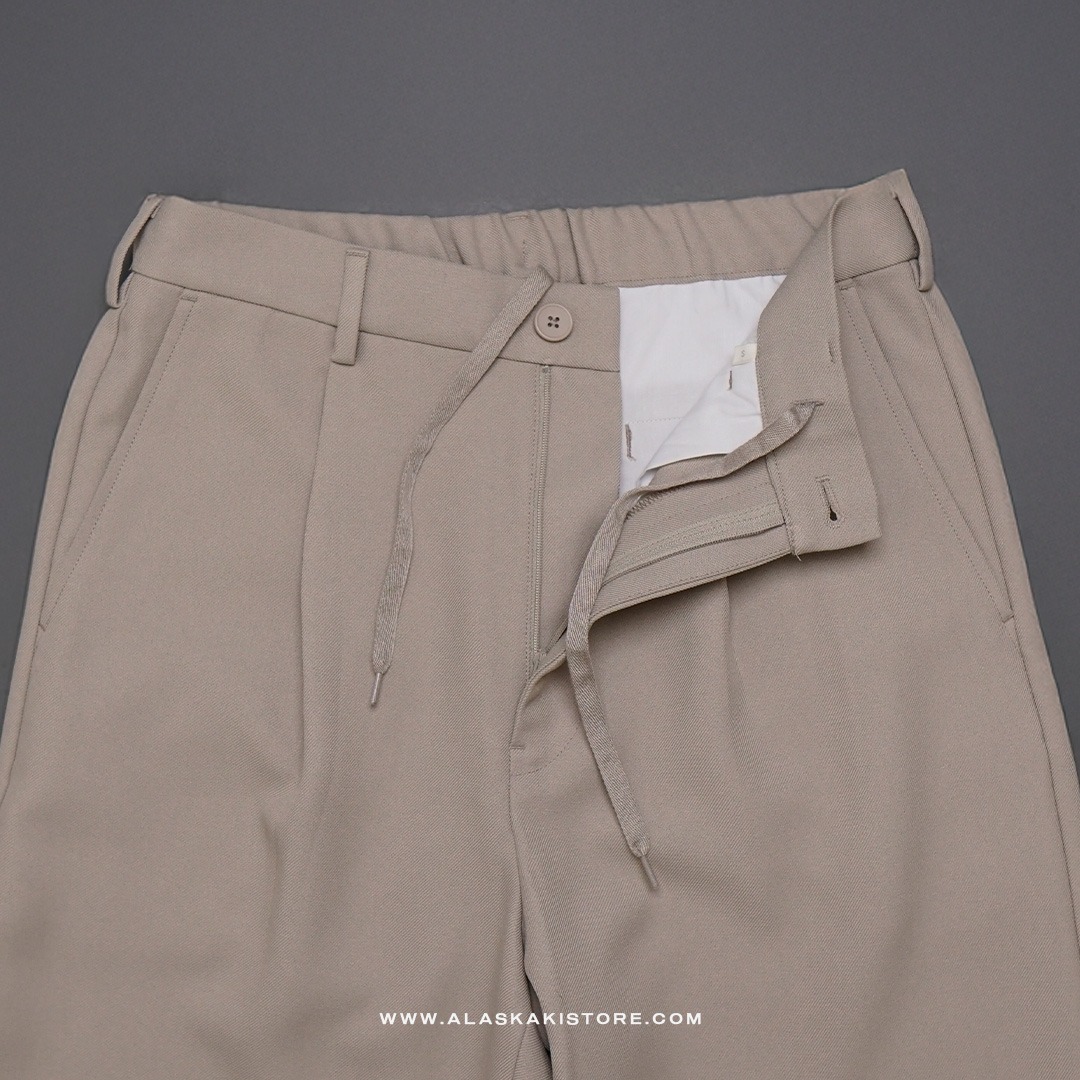 Wide Loose Pants Khaki GU5036