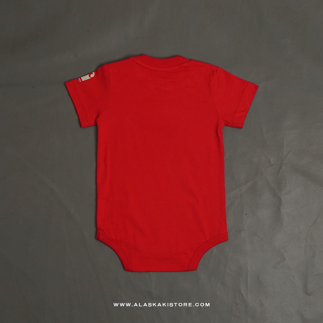 Shortsleeve Baby Jumper Red CR4022