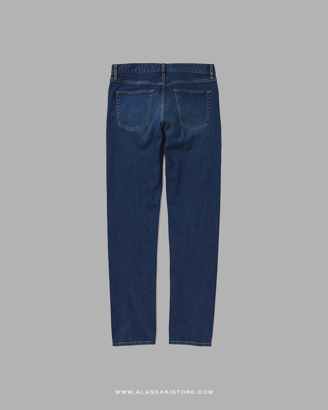 Slim Straight Jeans Blue UQ5041