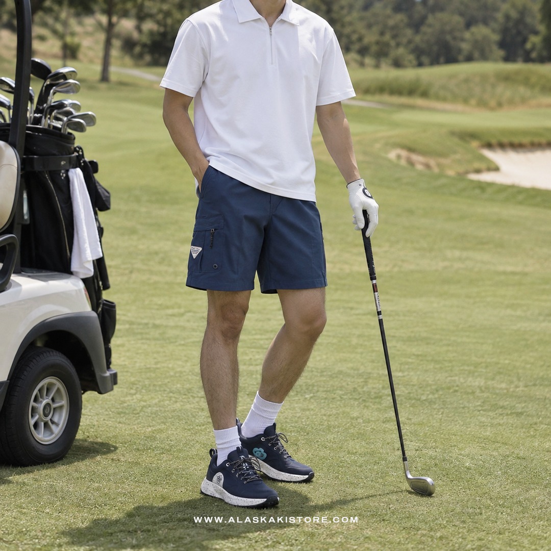 Cargo Short Pants Blue CO6012