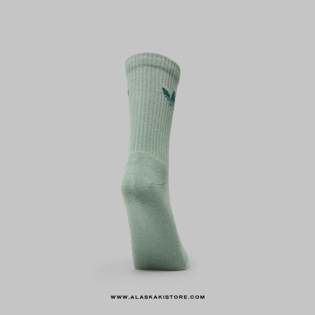 Trefoil Crew Socks Green AD9016