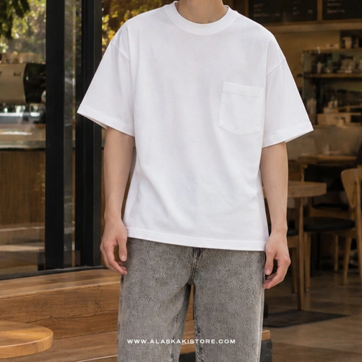 Heavyweight Oversized Tees White CI4004