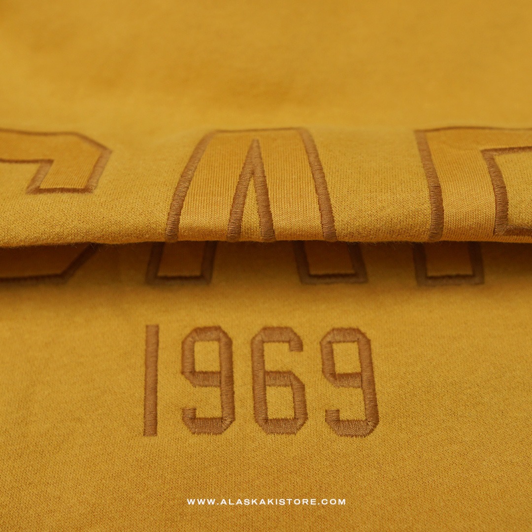 Fleece Pullover Hoodie Mustard GA1044