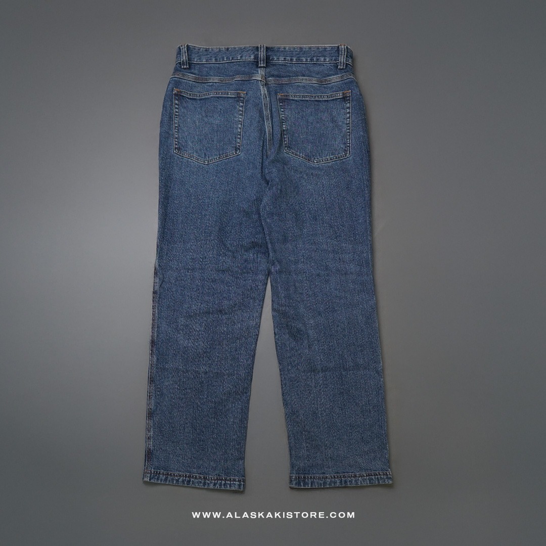 Denim Jeans Relaxed Fit Blue Washed DL5025