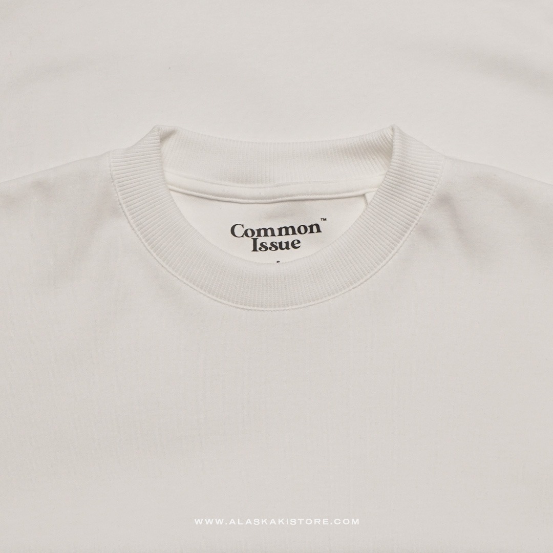 Cotton Blend Heavyweight Oversized Tshirt by Common Issue White CI4046