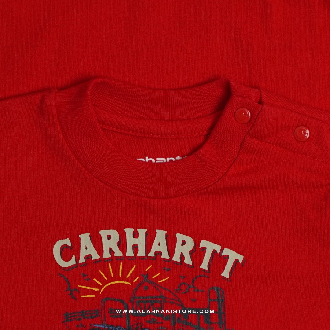 Shortsleeve Baby Jumper Red CR4022