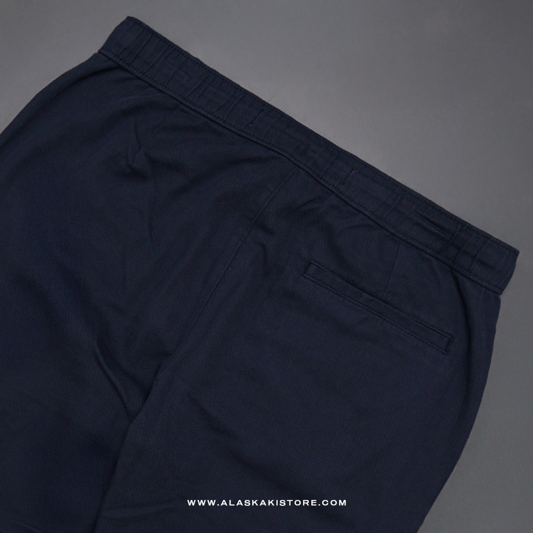 Straight Fit Linen Pants Navy ON5102