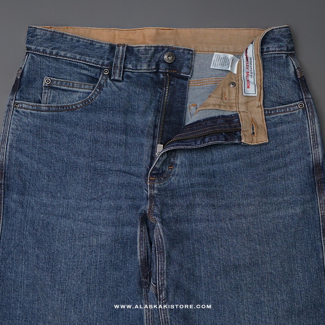 Denim Jeans Relaxed Fit Blue Washed DL5025