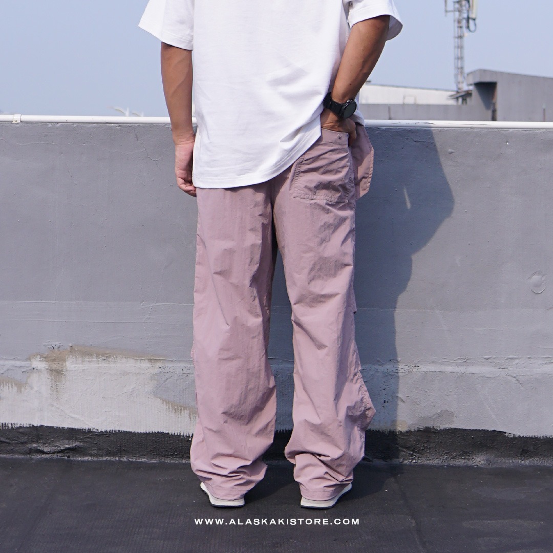 Loose Fit Parachute Pants Soft Lilac GU5034