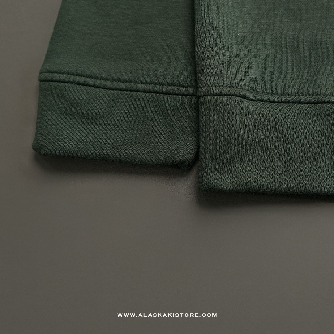 Half Zip Sweatshirt Teal Green NC1007