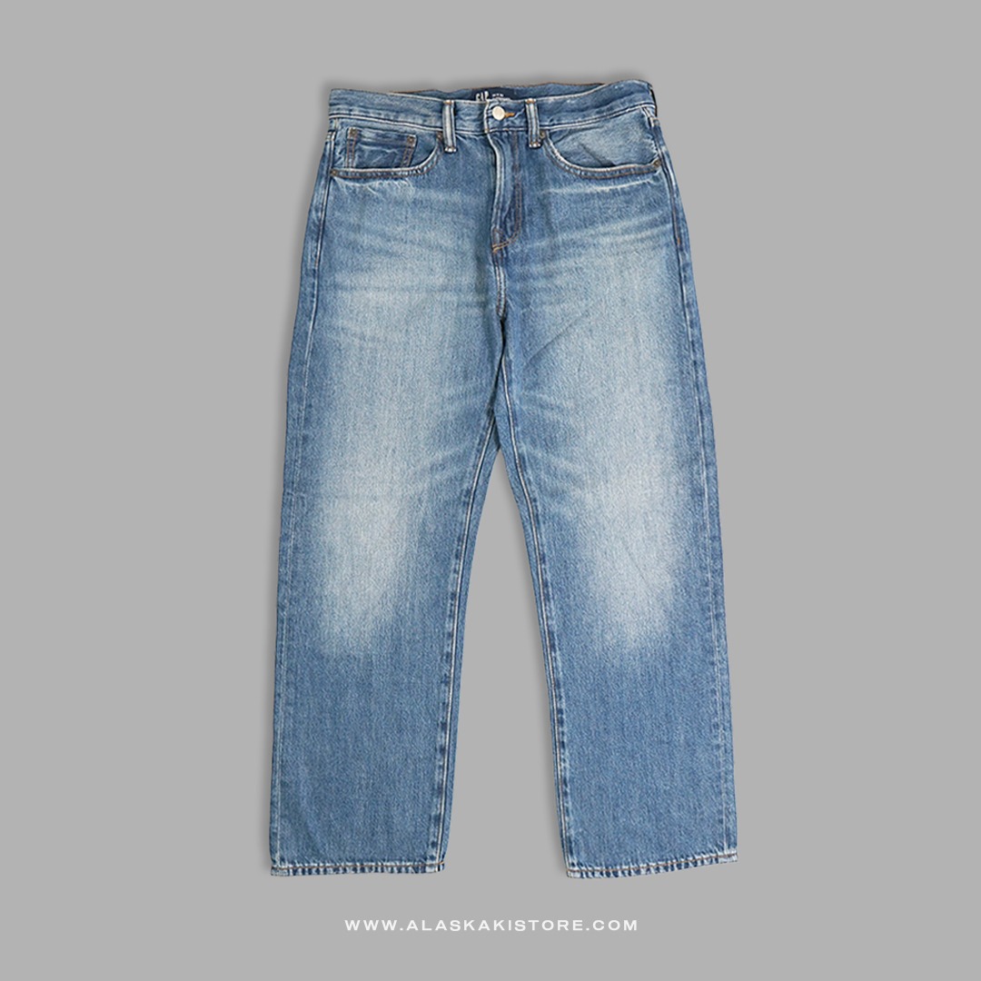 Loose/Relaxed Fit Jeans Blue Washed GA5026