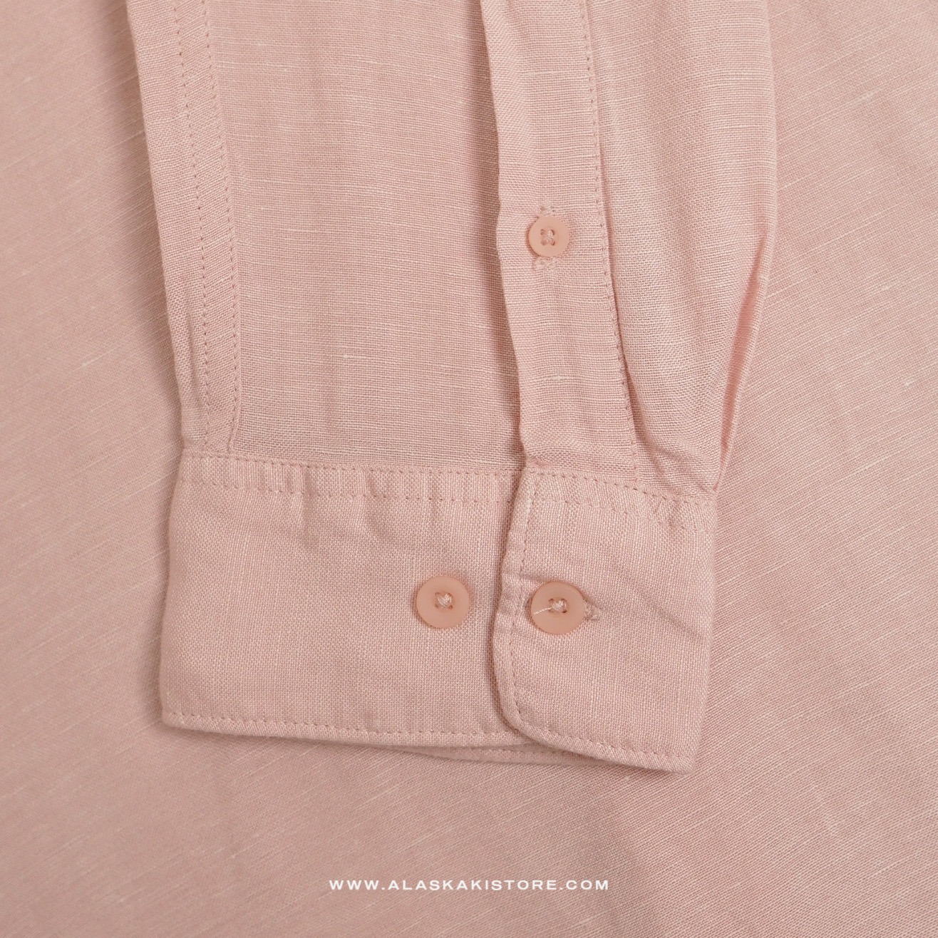Crinkle Texture Long Sleeve Shirt Soft Pink SH2035
