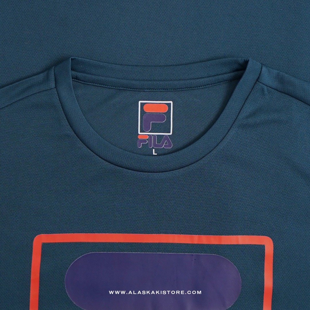 Quickdry Tshirt Green Logo Red FL4015