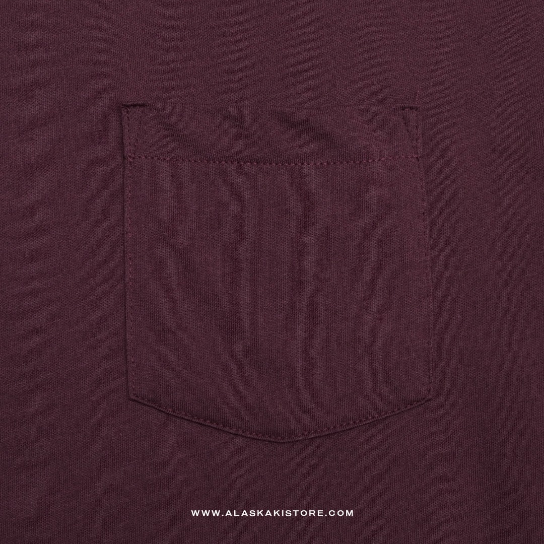Pocket Tees Burgundy GA4076