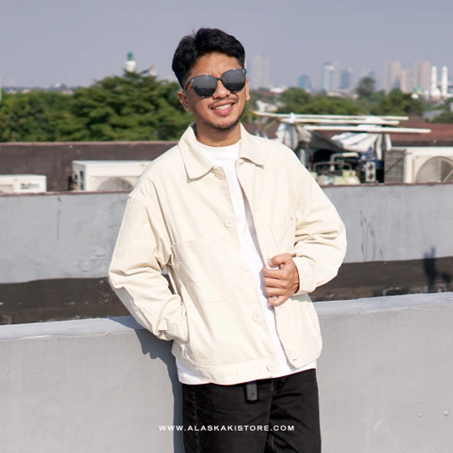 Image of Chef Jacket Corduroy Beige GU1003