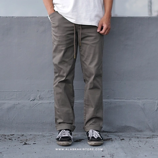 Image of Bean Flex Canvas Pants Moss LB5006