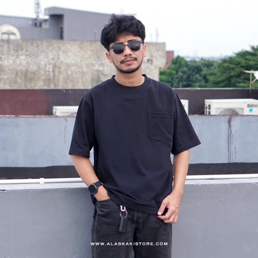 Image of Heavyweight Oversized Tees Black CI4001