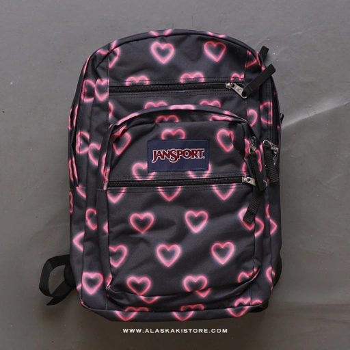 Image of Big Student Backpack Happy Hearts JS8034