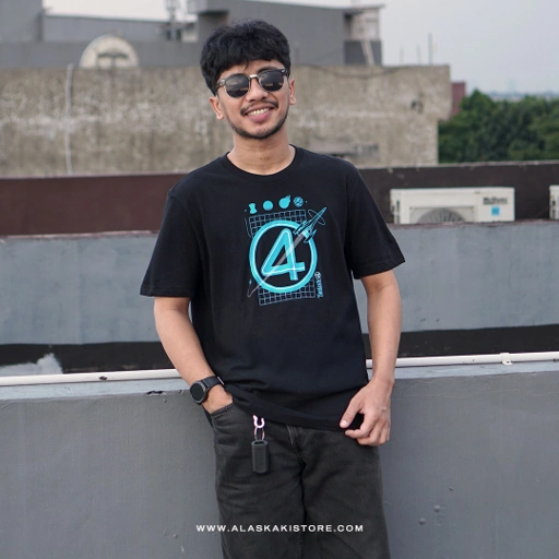 Image of Printed Tees Fantastic Four Black ON4016