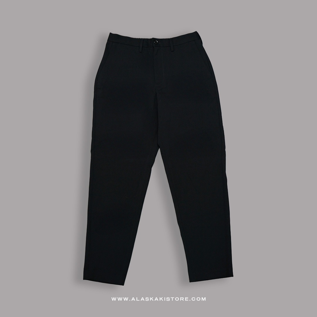 Stretch Easy Ankle Pants Black GU5029