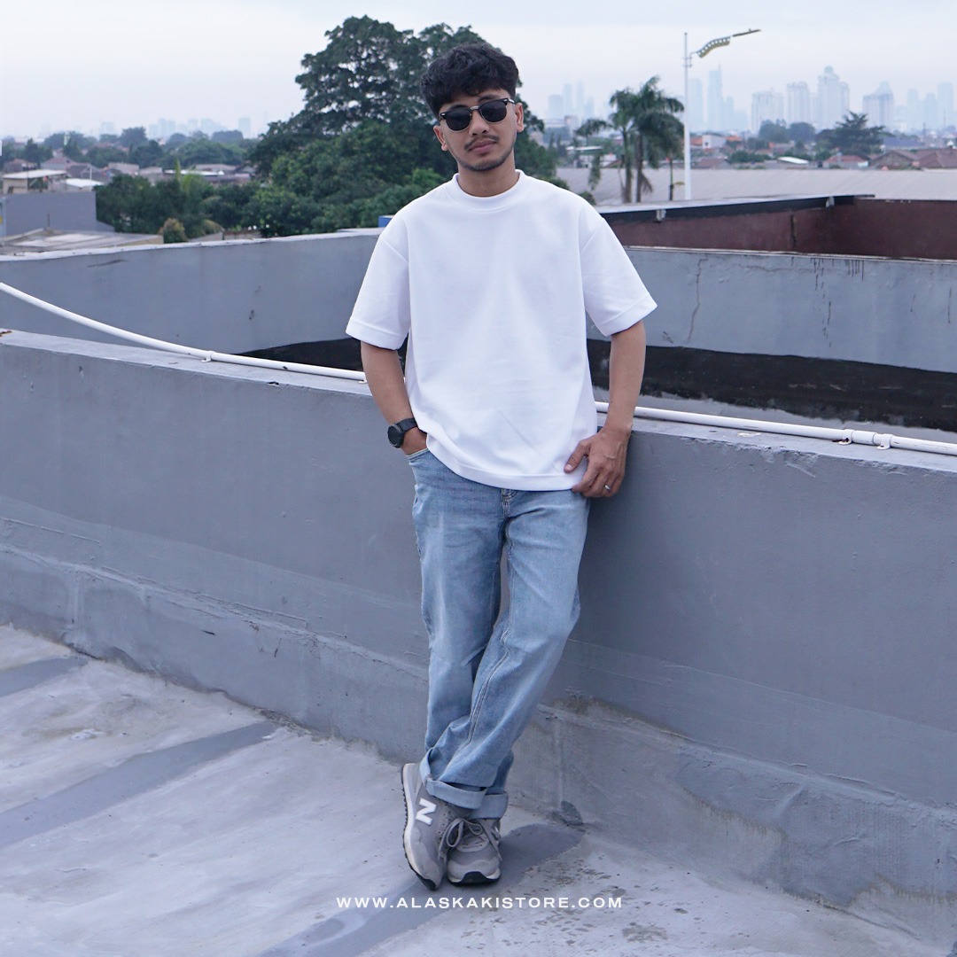 Relaxed Fit Denim Workpants Light Wash DL5018