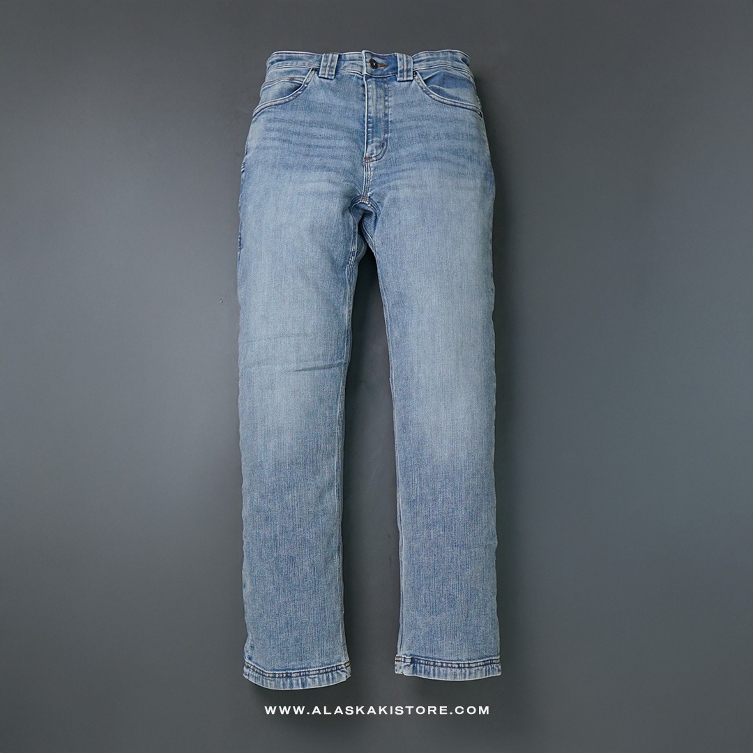Relaxed Fit Denim Workpants Light Wash DL5018