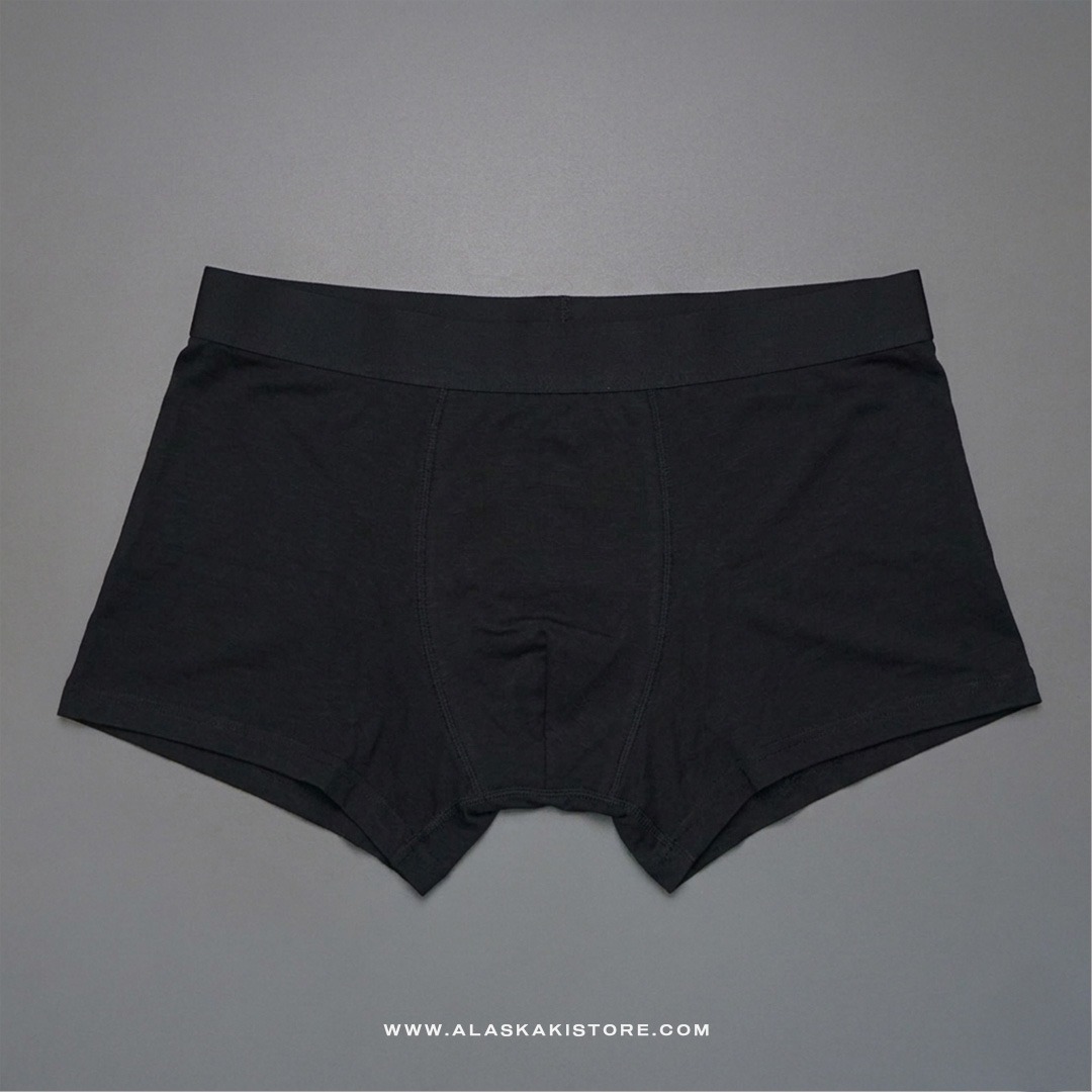 Boxer Briefs Black MJ6008 (Perpax isi 3 Pcs)