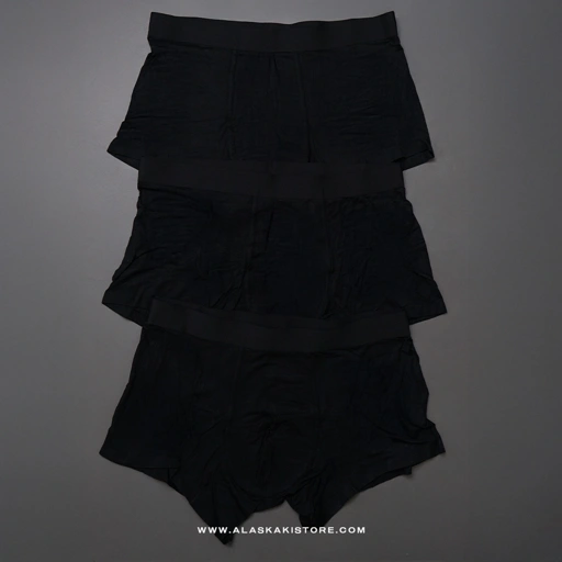 Image of Boxer Briefs Black MJ6008 (Perpax isi 3 Pcs)