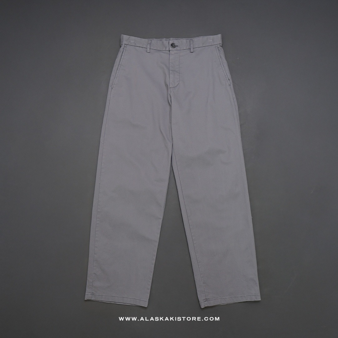 Baggy Fit Chino Pants Grey ON5106