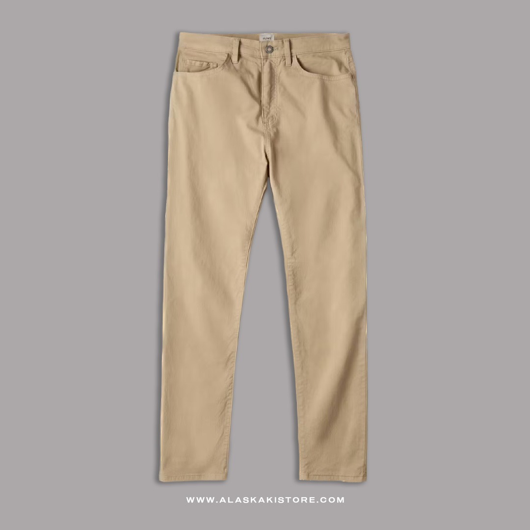 Twill Pants Slim Fit Khaki FT5020