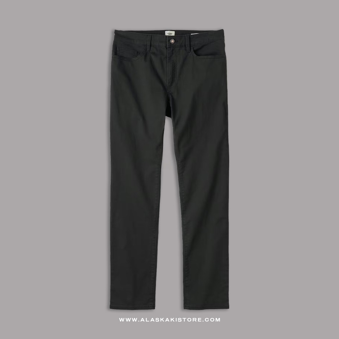 Twill Pants Slim Fit Dark Grey FT5023