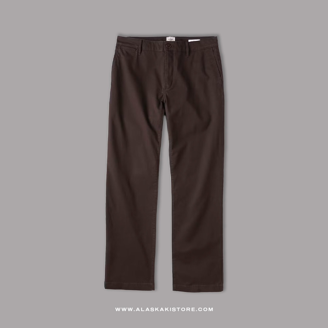 Classic Fit Chino Pants Dark Brown FT5033