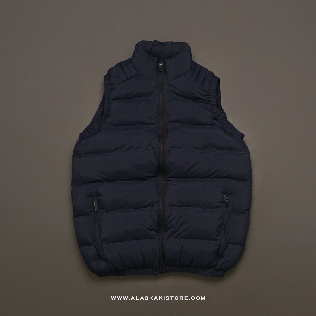 Puffer Vest Jacket Space Navy BS1019