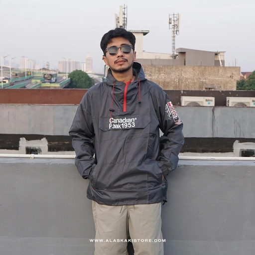 Image of Windbreaker Jacket Dark Grey CD1003