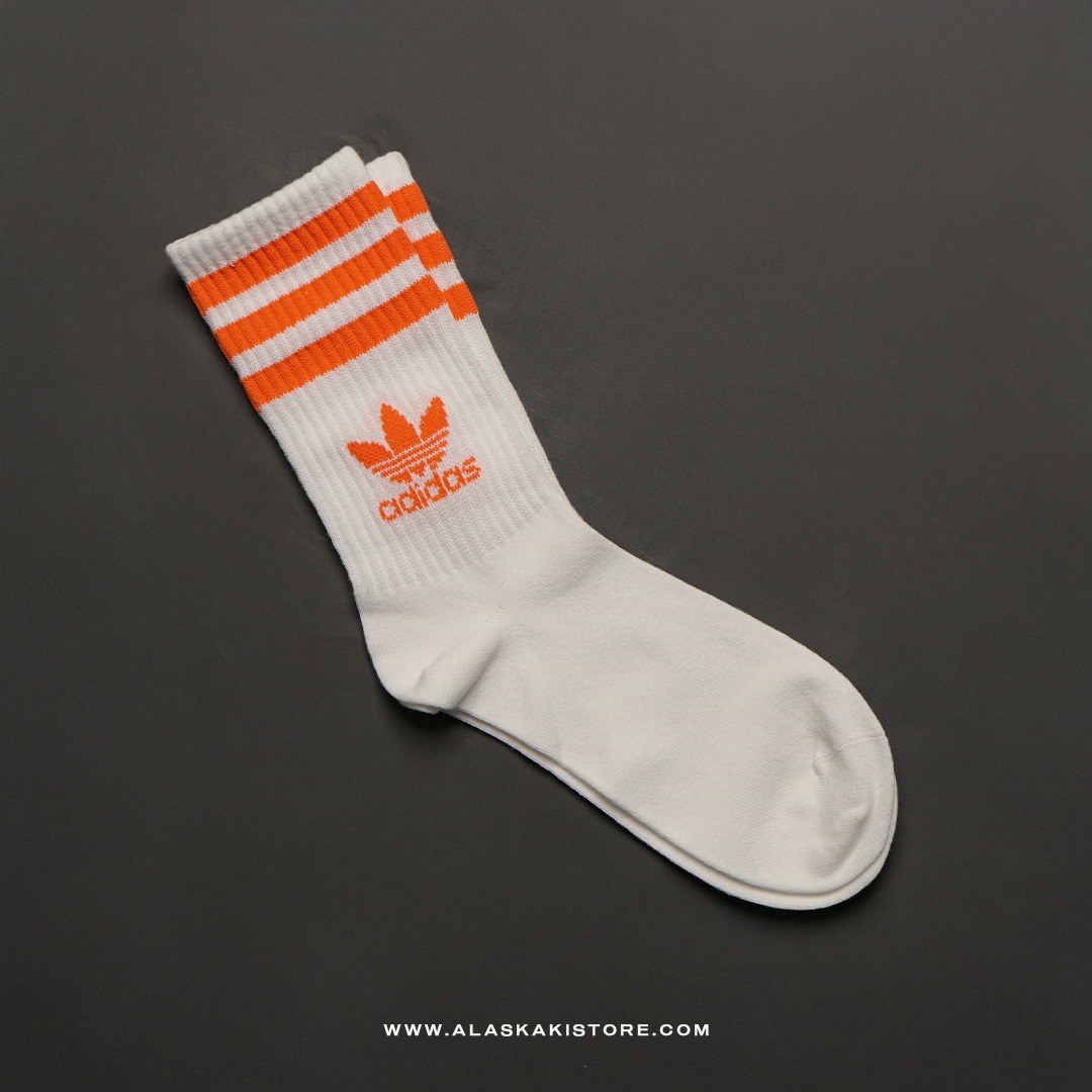 Stripes Crew Socks Orange Stripe AD9008