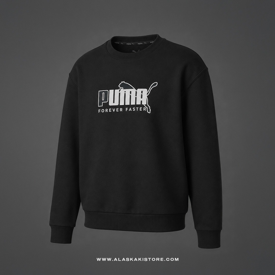 Crewneck Sweatshirt Black PM7001