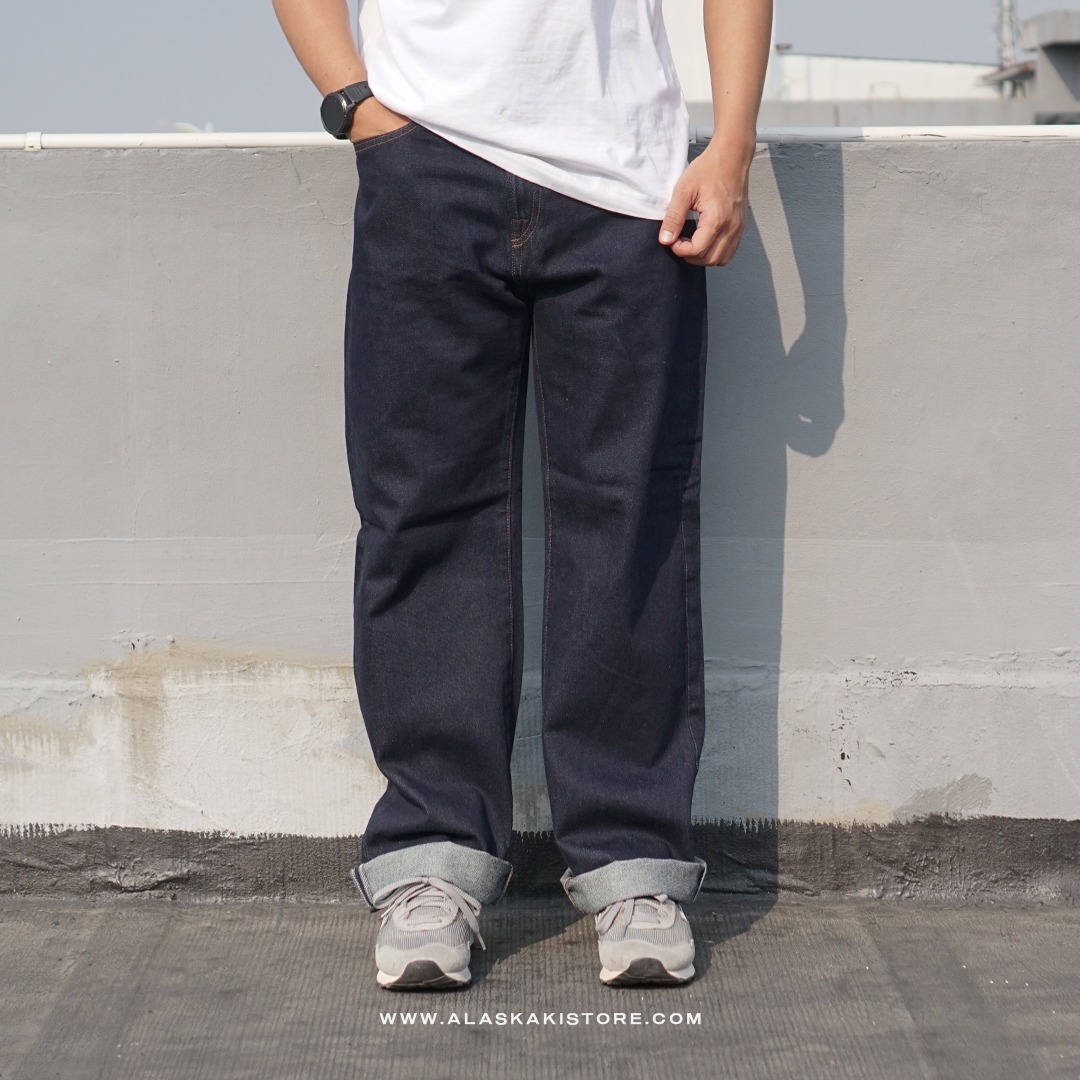 Loose/Relaxed Fit Jeans Indigo GA5028