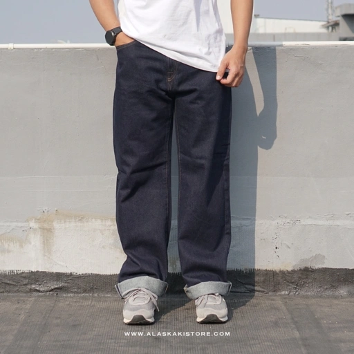 Loose/Relaxed Fit Jeans Indigo GA5028
