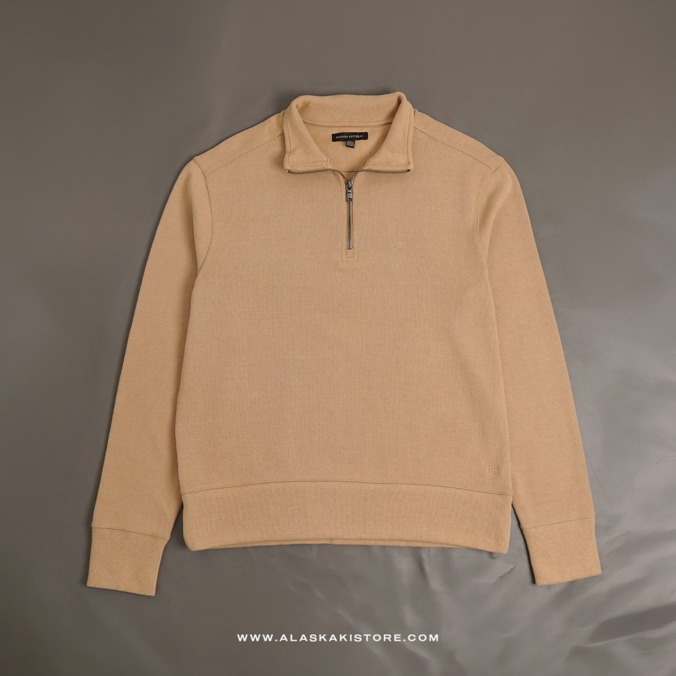 Half Zip Sweatshirt Khaki BR7003