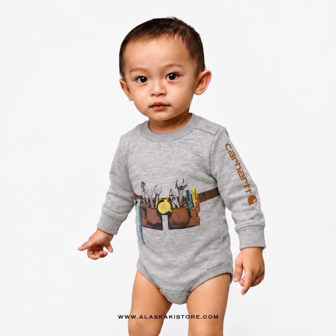 Longsleeve  Baby Jumper Grey CR4017