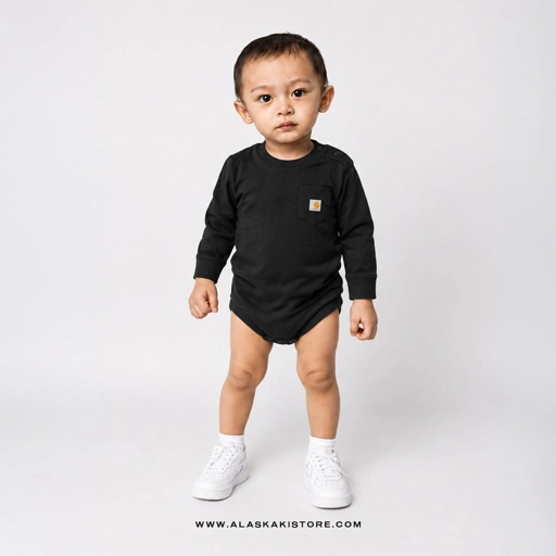 Longsleeve  Baby Jumper Black CR4029