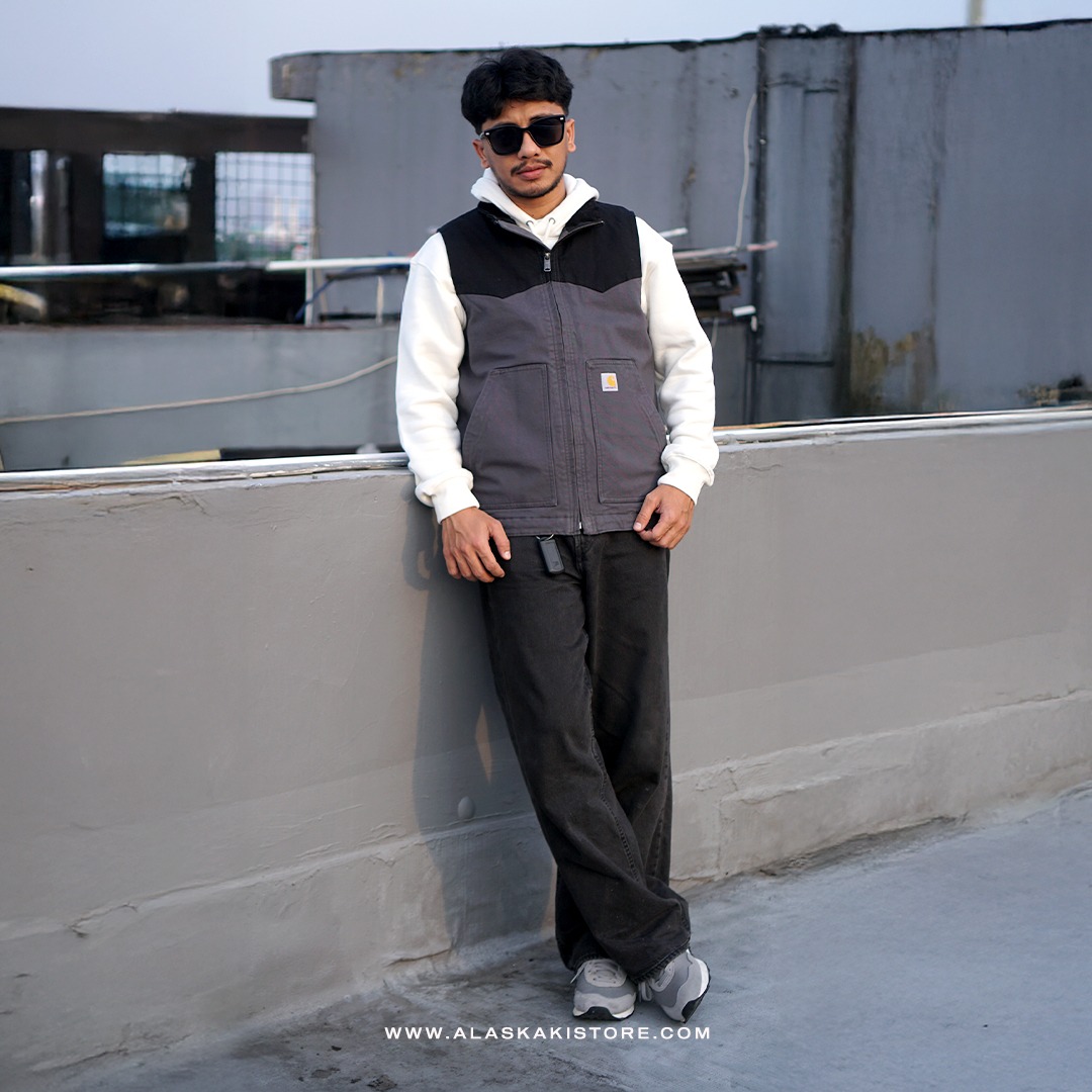Montana Vest Jacket Dark Grey CR1008